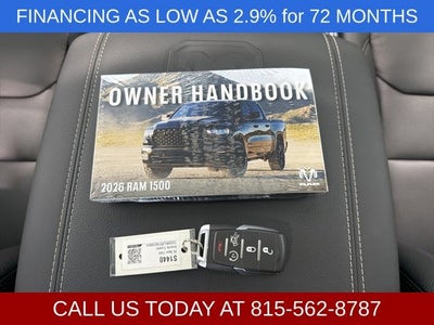 2026 RAM Ram 1500 RAM 1500 REBEL CREW CAB 4X4 5'7' BOX