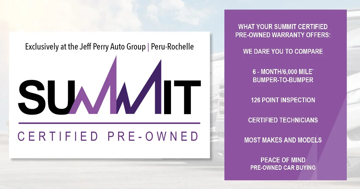 Summit Certified Pre-Owned | Jeff Perry Chrysler Jeep in 1300 N. 7th Street Rochelle IL
